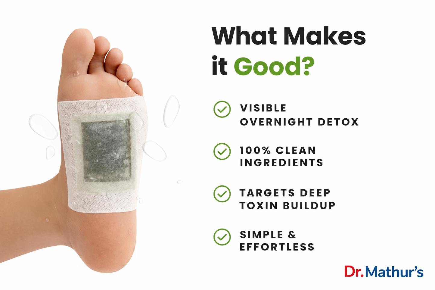 Dr. Mathur’s™ Zen Detox Patches | Restore Balance & Wellness