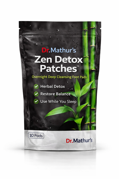 Dr. Mathur’s™ Zen Detox Patches | Restore Balance & Wellness