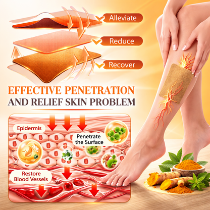 Dr. Mathur’s Vein Restore Patches™ | Natural Herbal Therapy for Spider & Varicose Veins, Swelling & Leg Fatigue